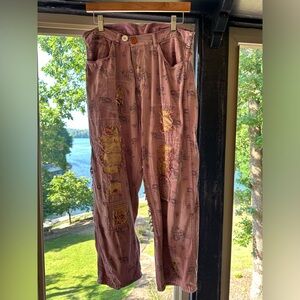 Magnolia Pearl Miner Pants purple/lilac floral